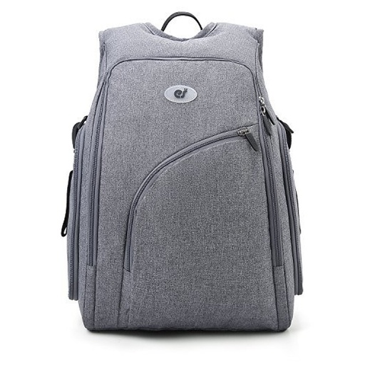 [MM3101194BN008] Ecosusi Travel Nappy Diaper BackPack with Changing Pad (Gray)