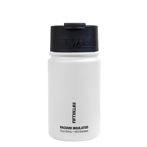 [V12004WH0] Fifty Fifty Vacuum Insulated Bottle 354ML (Winter White)